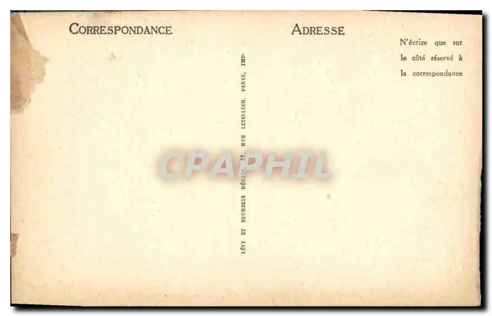 Palais de Fontainebleau — Le Salon d'Abdication — LL — n° 35 - Verso
