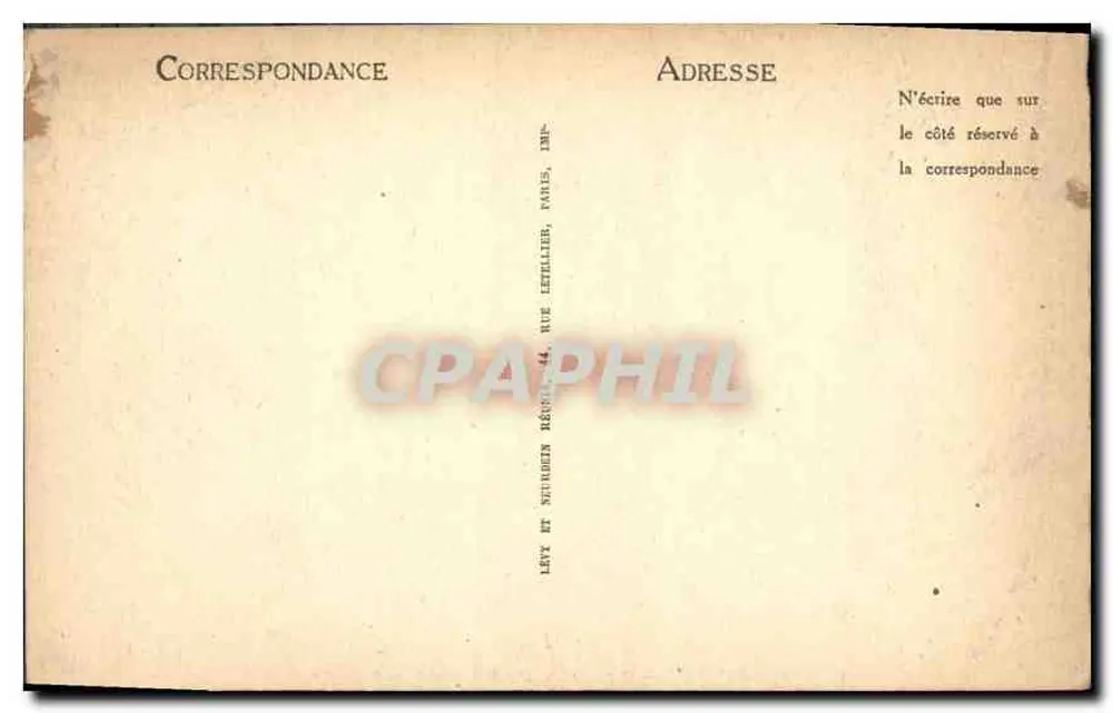 Fontainebleau — Das Schloss — Der Karpfenteich — LL - Rückseite