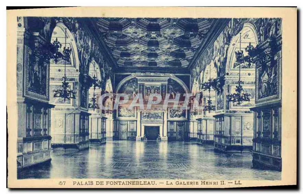 Palais de Fontainebleau — Die Galerie Henri II — Éditeur LL - Vorderseite