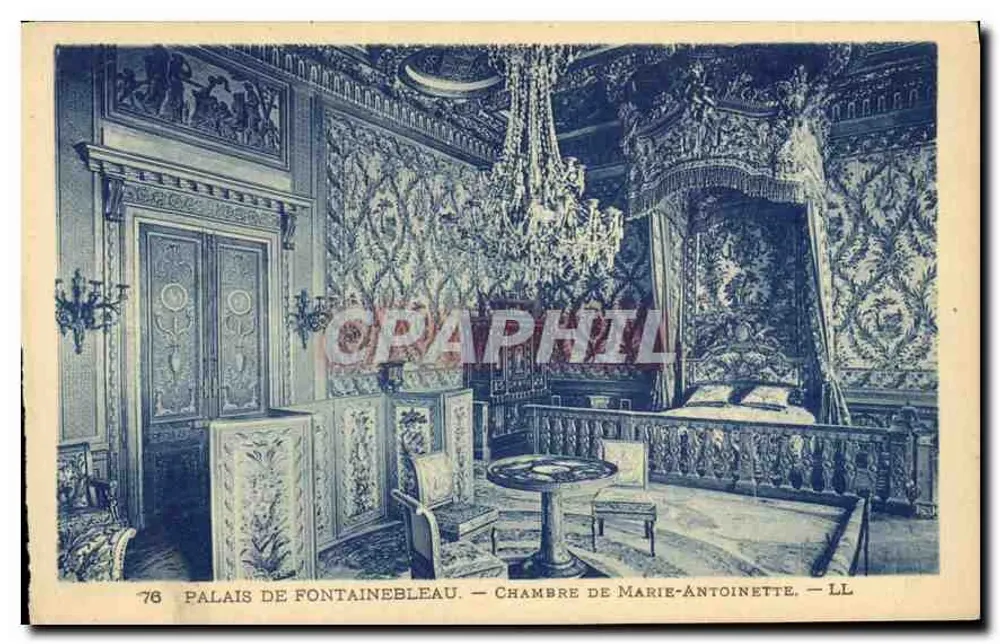 Palast von Fontainebleau — Zimmer von Marie-Antoinette — LL — Nr. 76 - Vorderseite