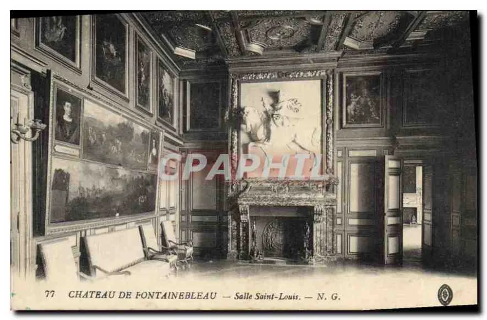 Château de Fontainebleau — Salle Saint-Louis — N.G. - Vorderseite