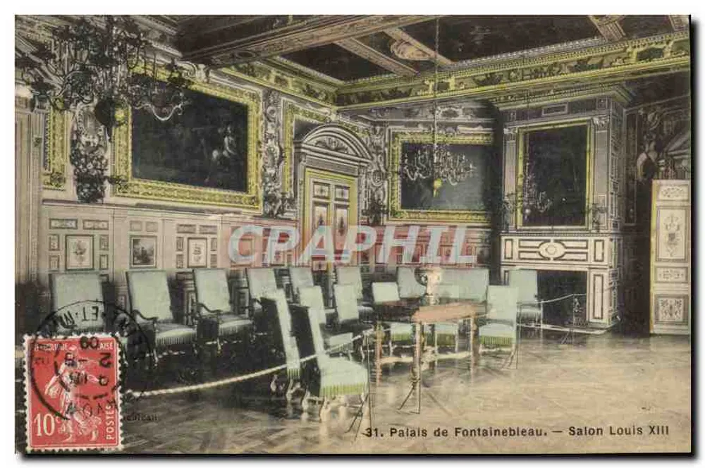 Schloss Fontainebleau — Salon Louis XIII - Vorderseite