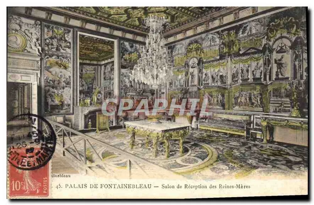 Schloss Fontainebleau — Empfangssaal der Königinmütter — n° 45 - Vorderseite