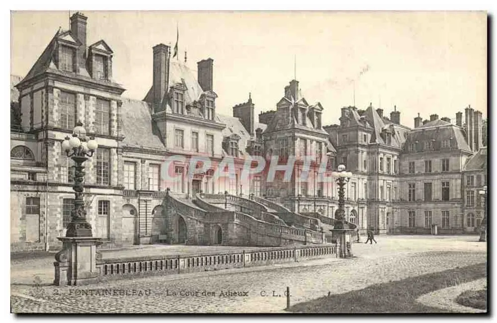 Fontainebleau — Die Cour des Adieux — C.L.O. - Vorderseite