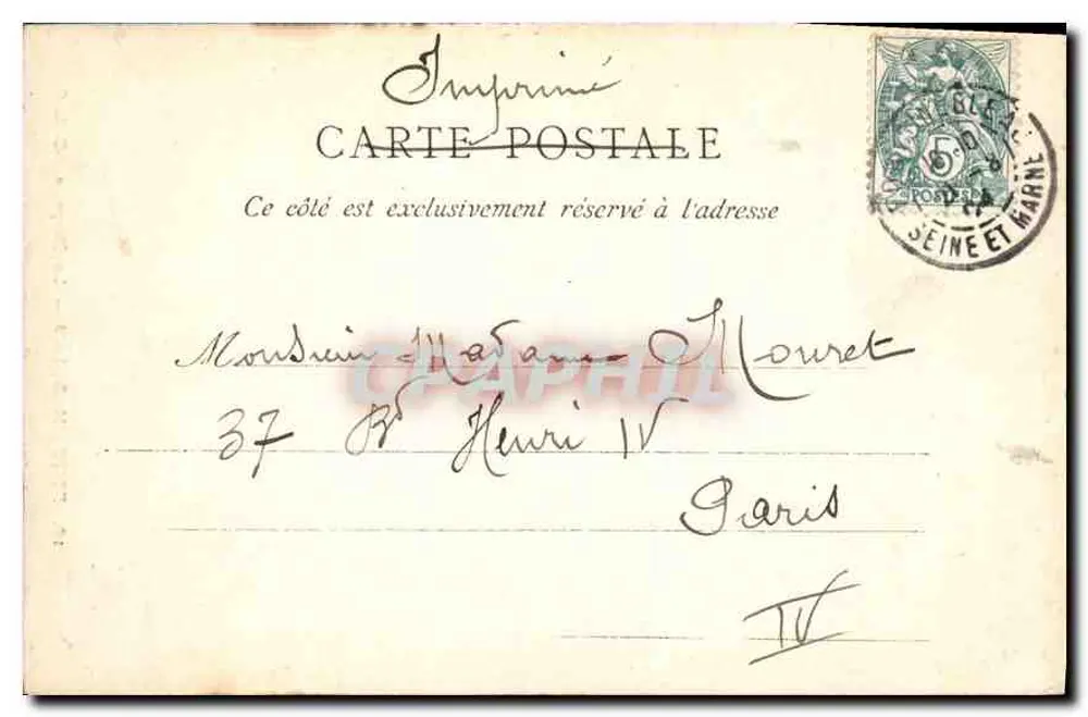 Fontainebleau — La Chapelle — C.L.C. - Rewers