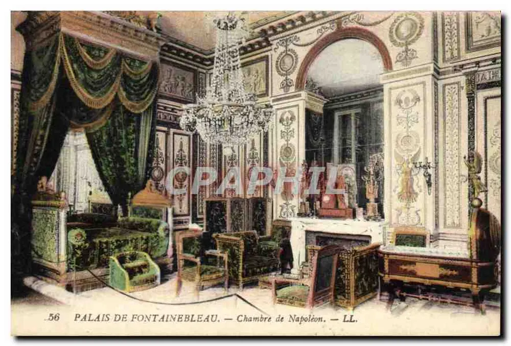 Palast von Fontainebleau — Zimmer Napoleons — LL. — n°56 - Vorderseite
