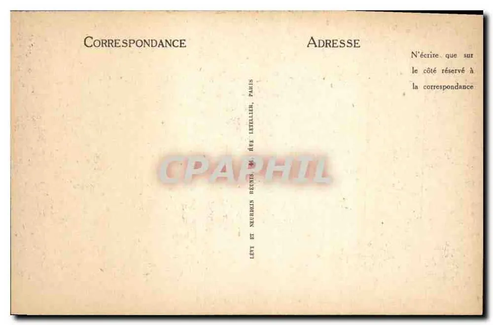 Fontainebleau - Allée du Jardin Anglais — LL, n° 102 - Rückseite