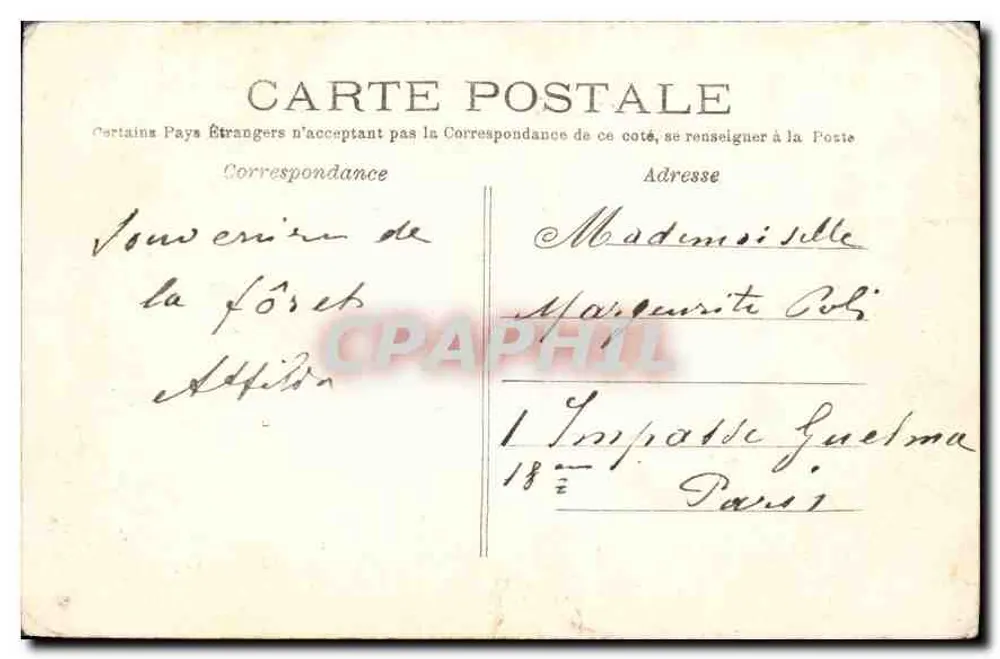 St-GERMAIN-en-LAYE — Pavillon Henri IV und die Terrasse des Restaurants — unbekannter Verlag, Seriennummer 284 - Rückseite