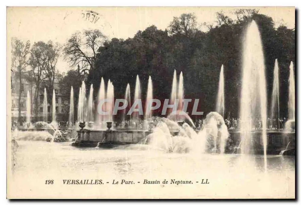 Versailles - O Parque - Bassin de Neptune - LL - Frente