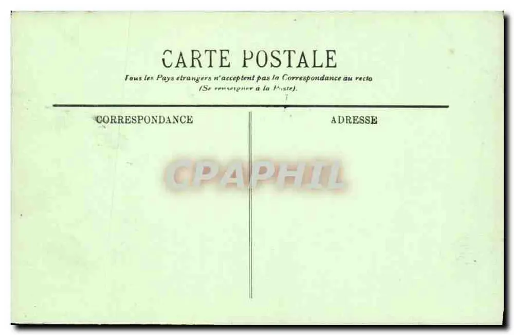 Boot des Kaisersprinzen und das Schloss — Fontainebleau — LL. n° 410 - Rückseite