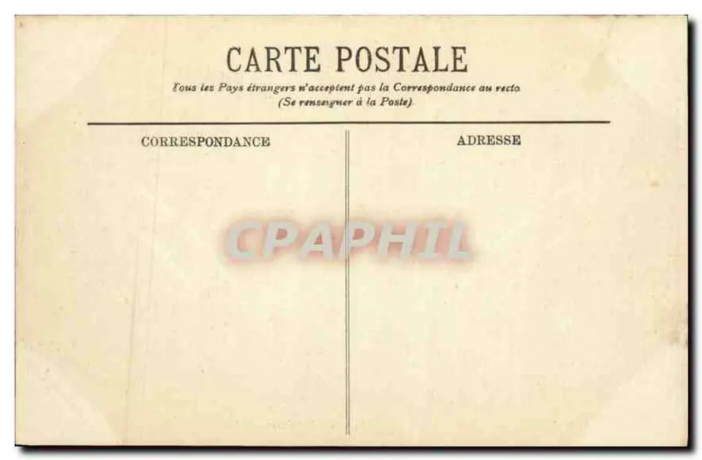 Fontainebleau — Das Schloss — Die Taufpforte — LL. — n°10 - Rückseite