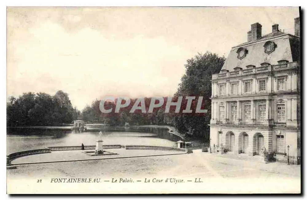 Fontainebleau — Das Schloss — Der Palast des Ulysses — LL. — n°21 - Vorderseite