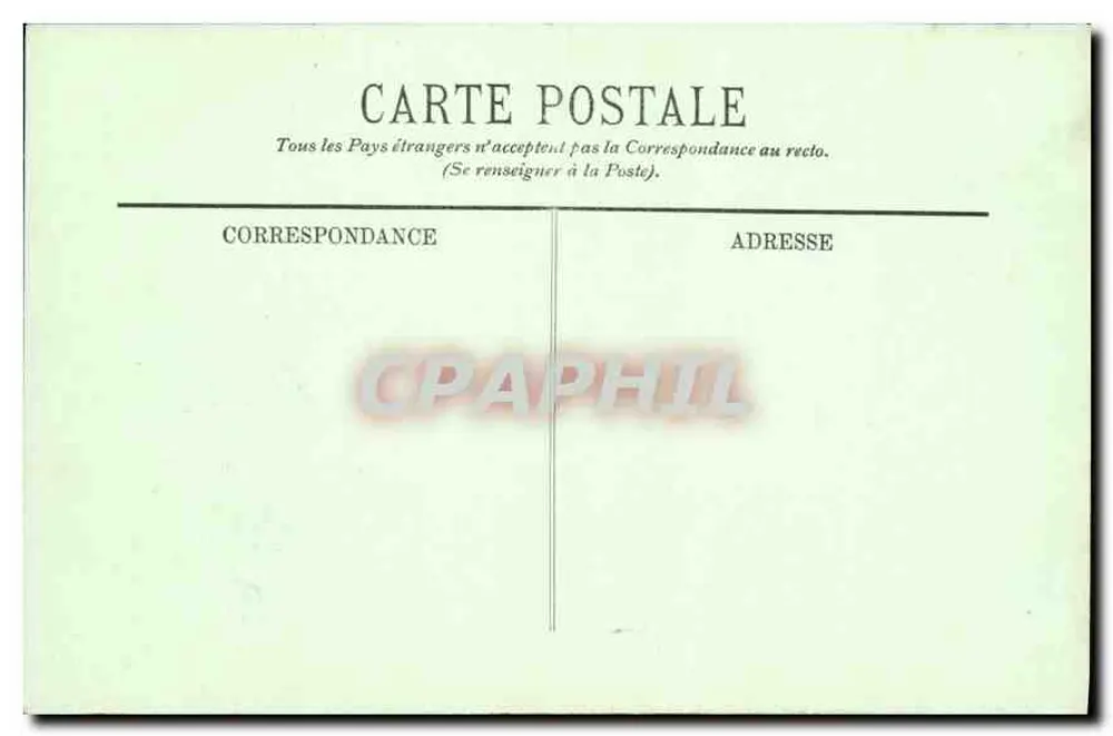 Fontainebleau — Il Castello e la Cascata — LL. — n° 309 - Verso