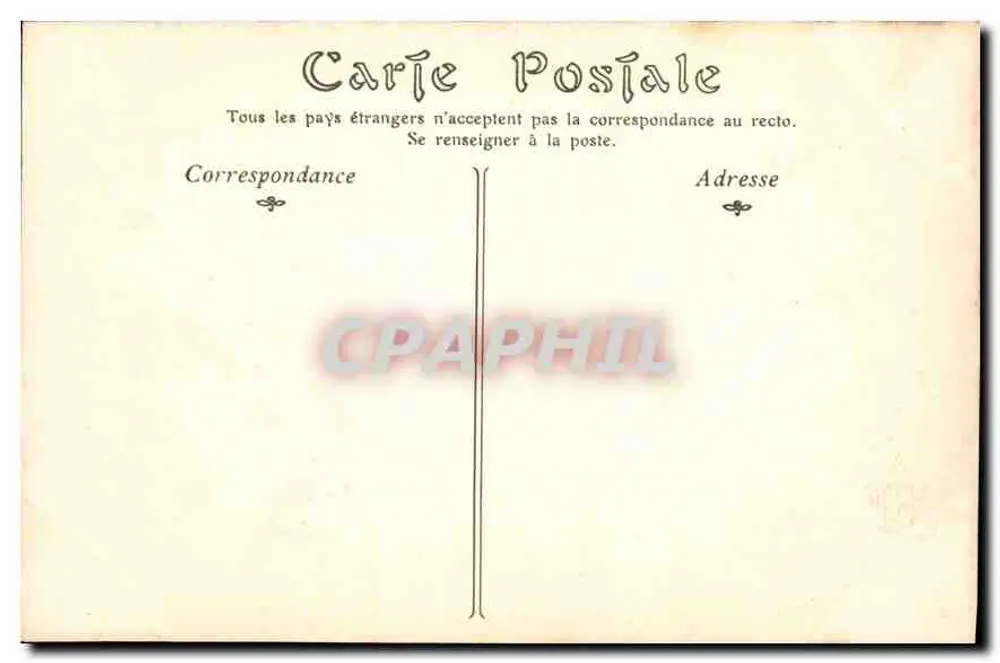 Park des Schlosses FONTAINEBLEAU — Der Karpfen-Springer — ND Phet - Rückseite