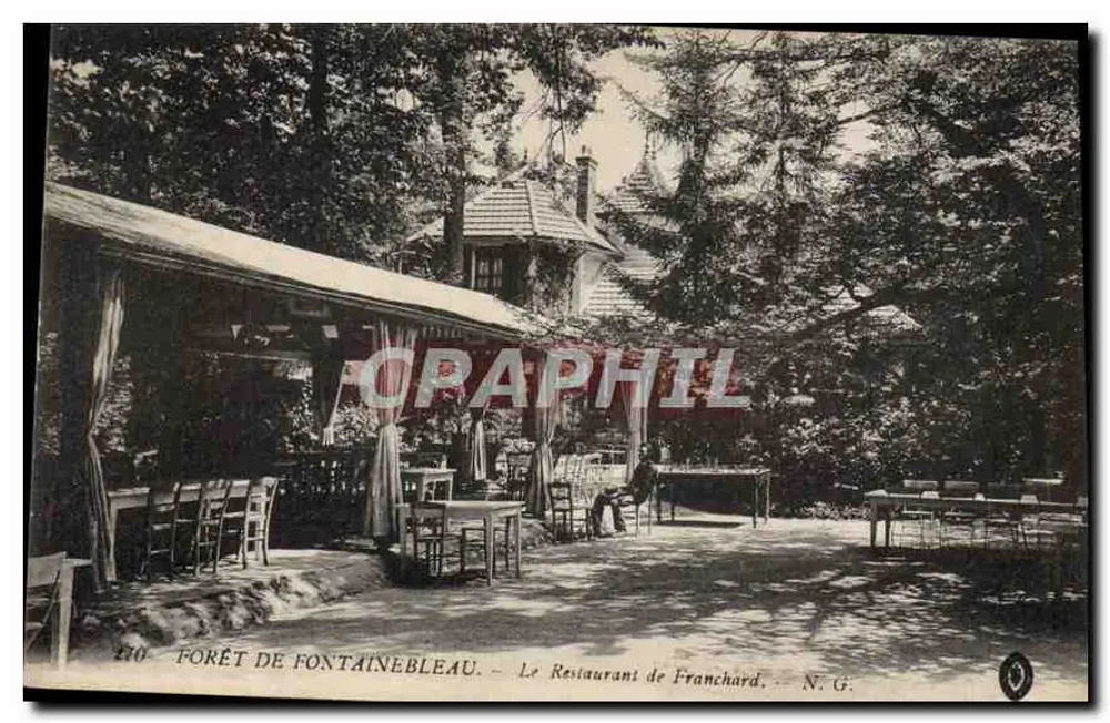 Wald von Fontainebleau — Le Restaurant de Franchard — N.G. - Vorderseite
