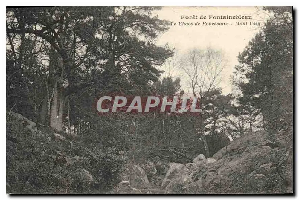 Forêt de Fontainebleau — Das Chaos von Roncevaux - Mont Ussey - Vorderseite