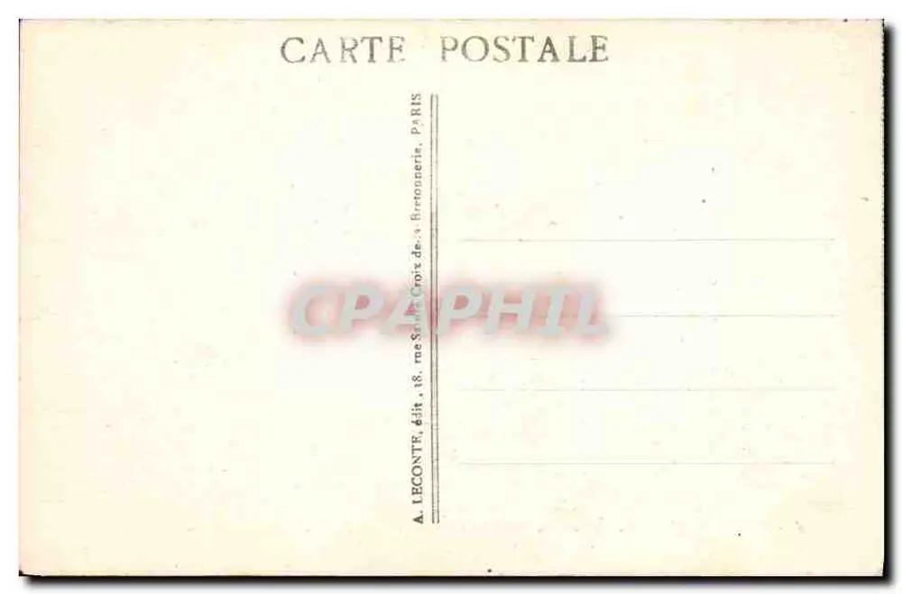 Versailles — Die Kutsche der Krönung von Charles X — A. L. - Rückseite