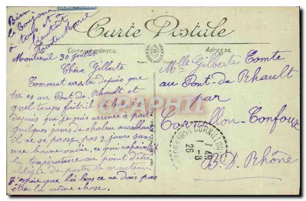 Versailles — A Cour de Honra — The Principal Court — LL - Verso