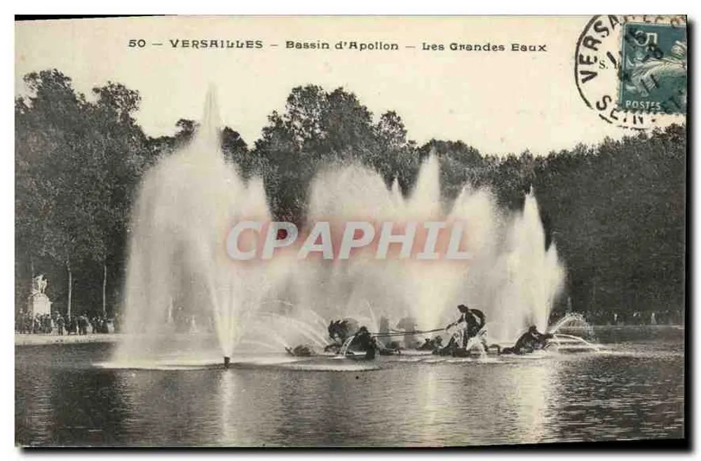 Versailles — Bassin d'Apollon — Les Grandes Eaux — Verlag nicht sichtbar - Vorderseite