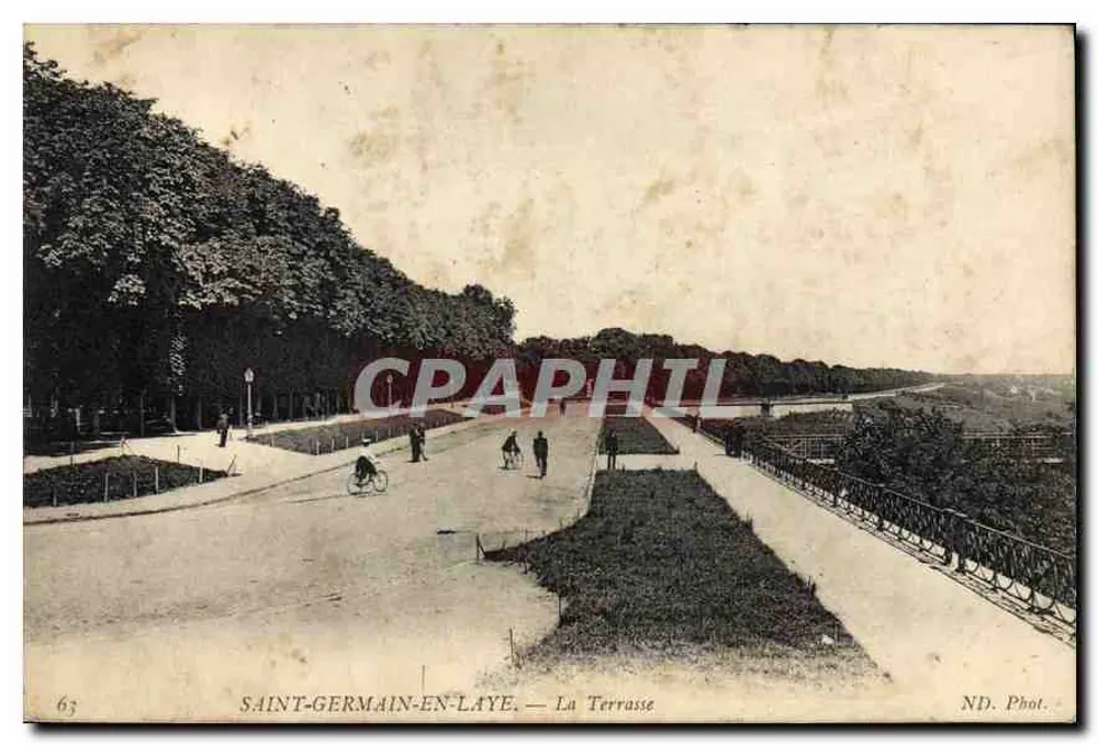 SAINT-GERMAIN-EN-LAYE — A Terrasse — ND. Fot. - Frente