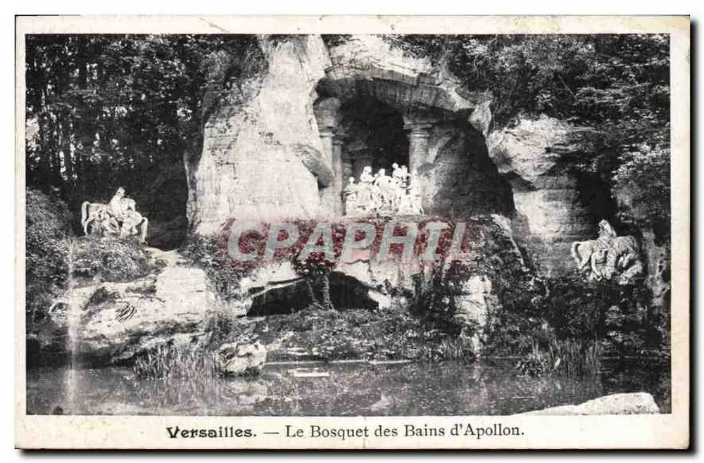 Versailles — O Bosquet dos Banhos de Apolo — Editor não identificado - Frente
