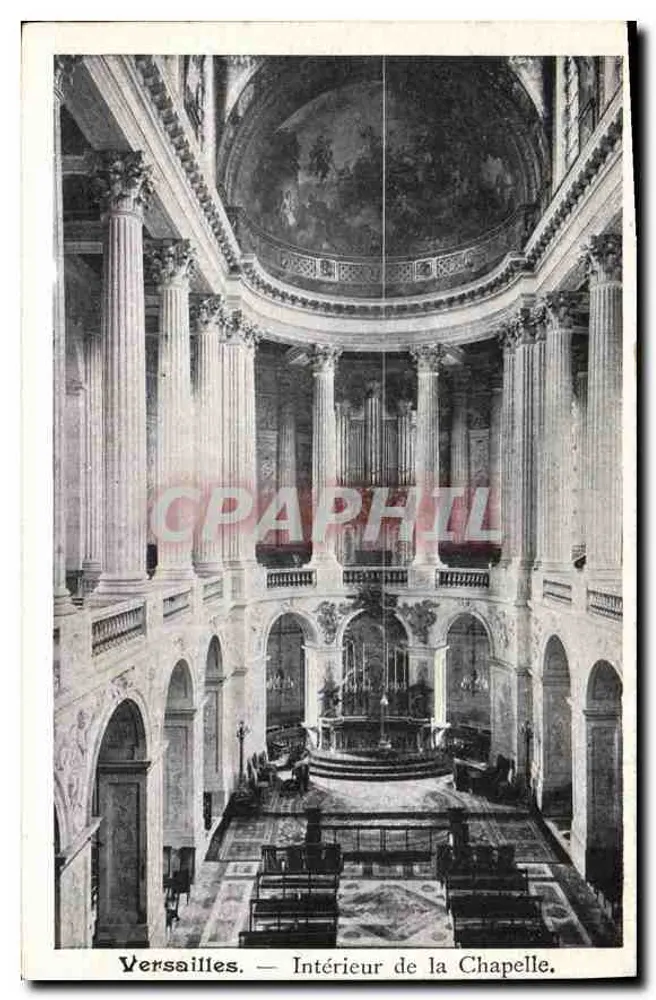 Versailles — Interior da Capela. - Frente