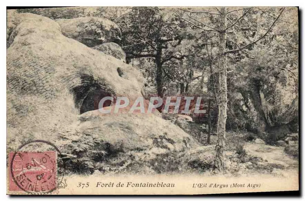 Las Fontainebleau — Oczko Argusa (Góra Aigu) — Wydawca nieznany, nr 375 - Awers