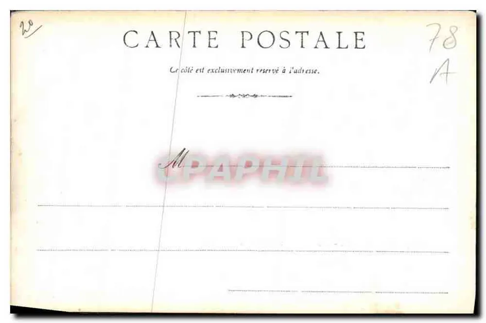 De Orangerie te Versailles — De omgeving van Parijs — Graphphil - Achterkant