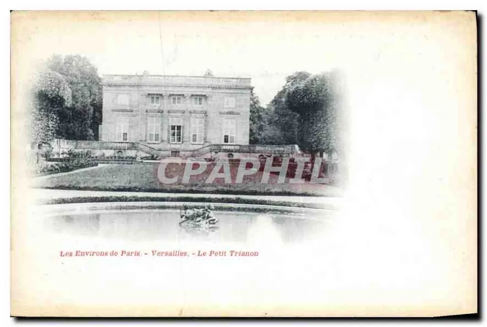 Os arredores de Paris - Versailles - O Petit Trianon - Frente