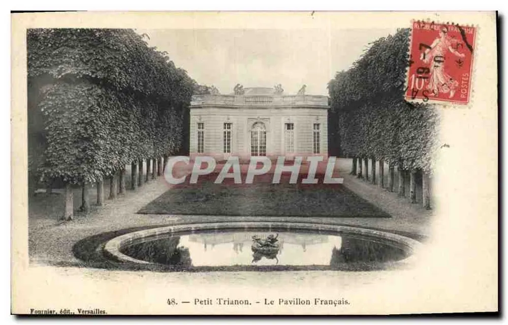Petit Trianon - O Pavilhão Francês — Fondrié, editor, Versailles, n°48 - Frente