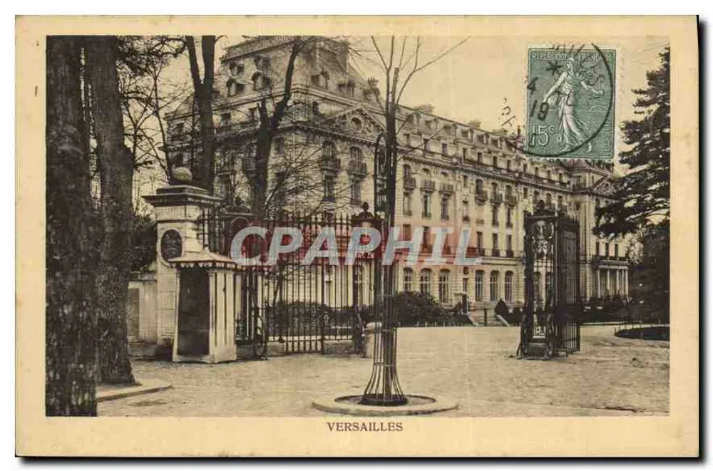 Versailles — Entrada do Palácio de Trianon — Edições J. & E. Céline - Frente