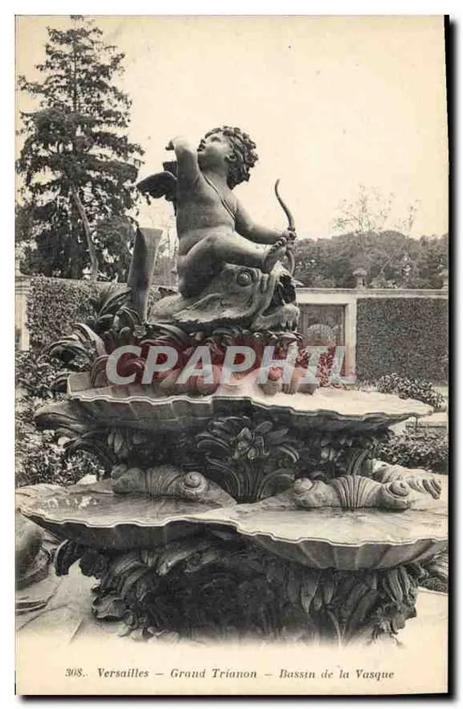Versailles — Grand Trianon — Bassin der Vasque — Héliotypie Bourdier et Faucheux - Vorderseite