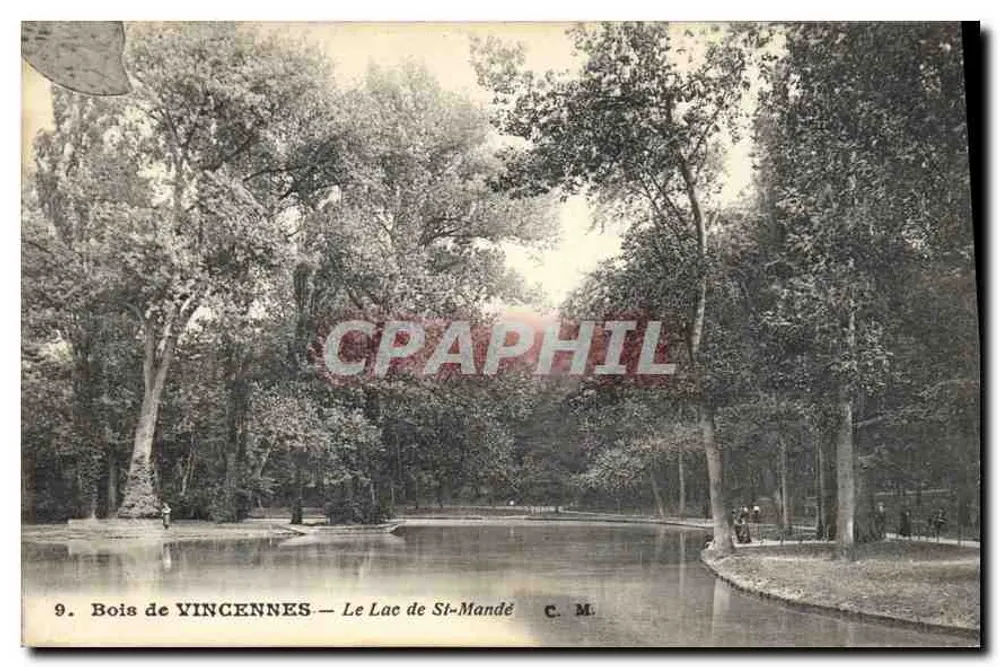Bois de Vincennes — Il Lago di Saint-Mandé — Edizione Artistica C. M. - Recto