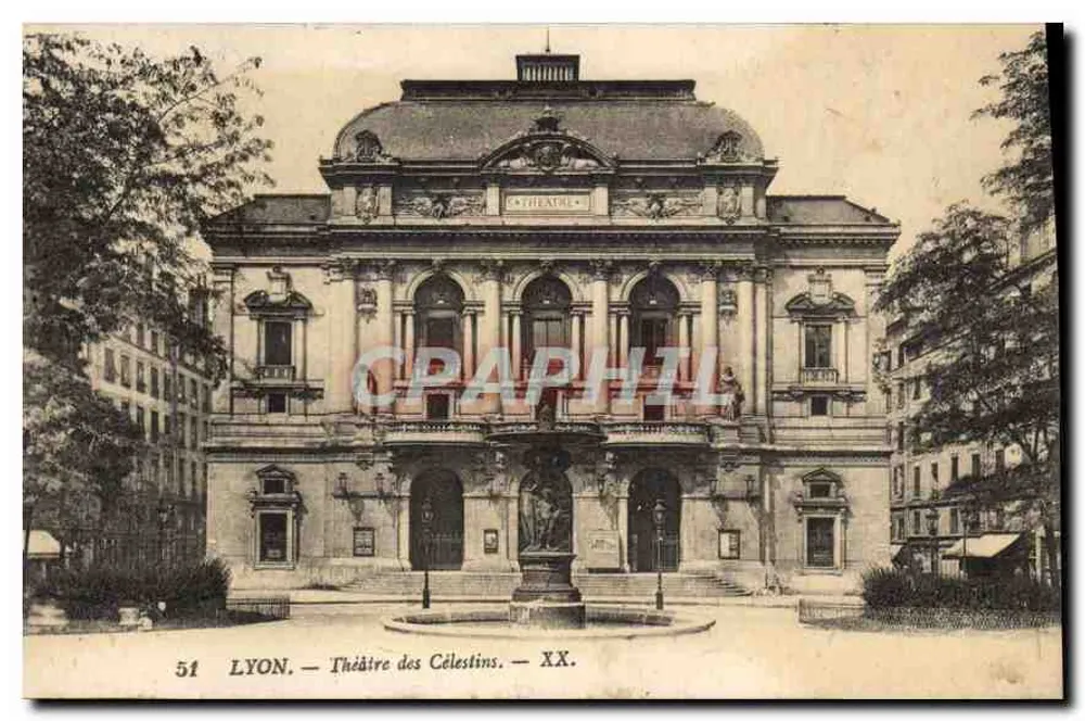 LYON — Teatro dos Célestins — editor Levé Fils & Cie, Orléans, n° 51 - Frente