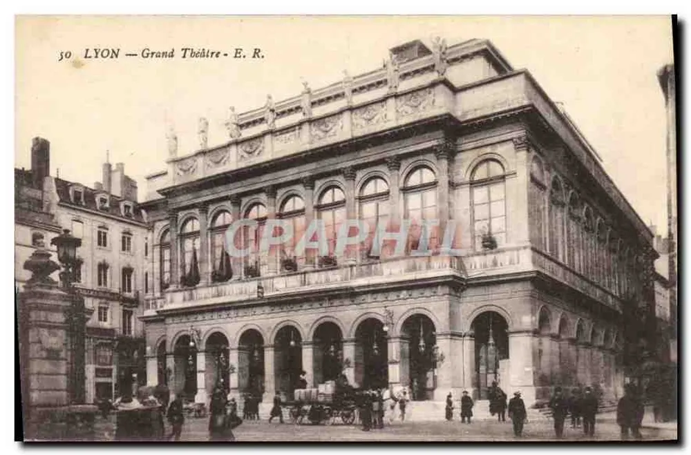 LYON — Grand Théâtre — E. R. - Frente