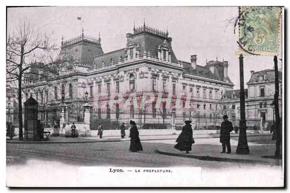 Lyon — LA PREFECTURE — Éditeur : C. Bérenger, n° 2 - Frente