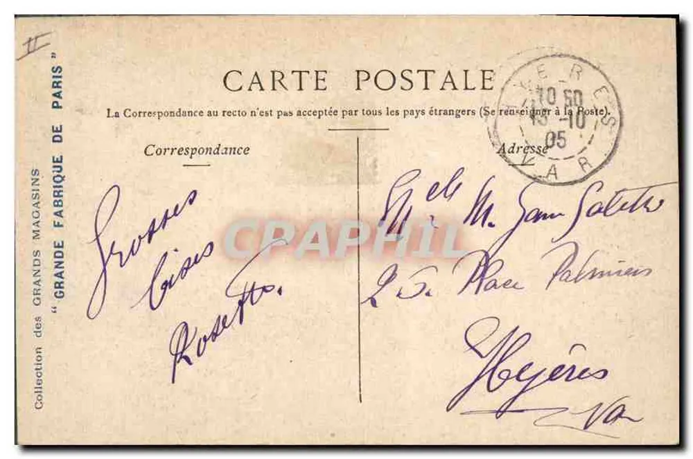 Lyon — LA PREFECTURE — Éditeur : C. Bérenger, n° 2 - Verso