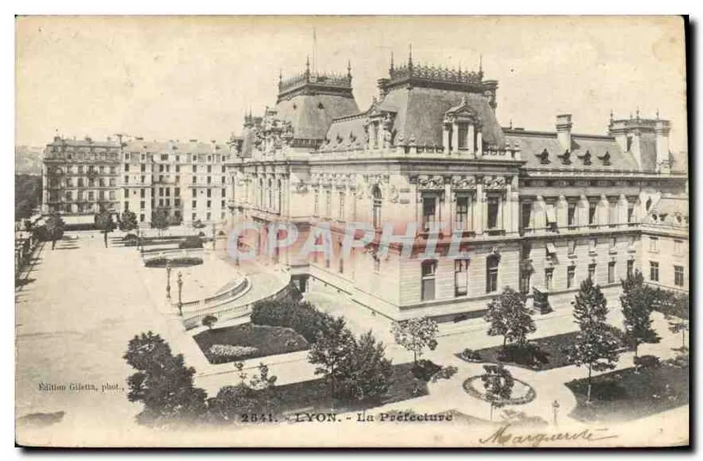 LYON - A Prefeitura — Edição Gilletta, fot. n°2841 - Frente