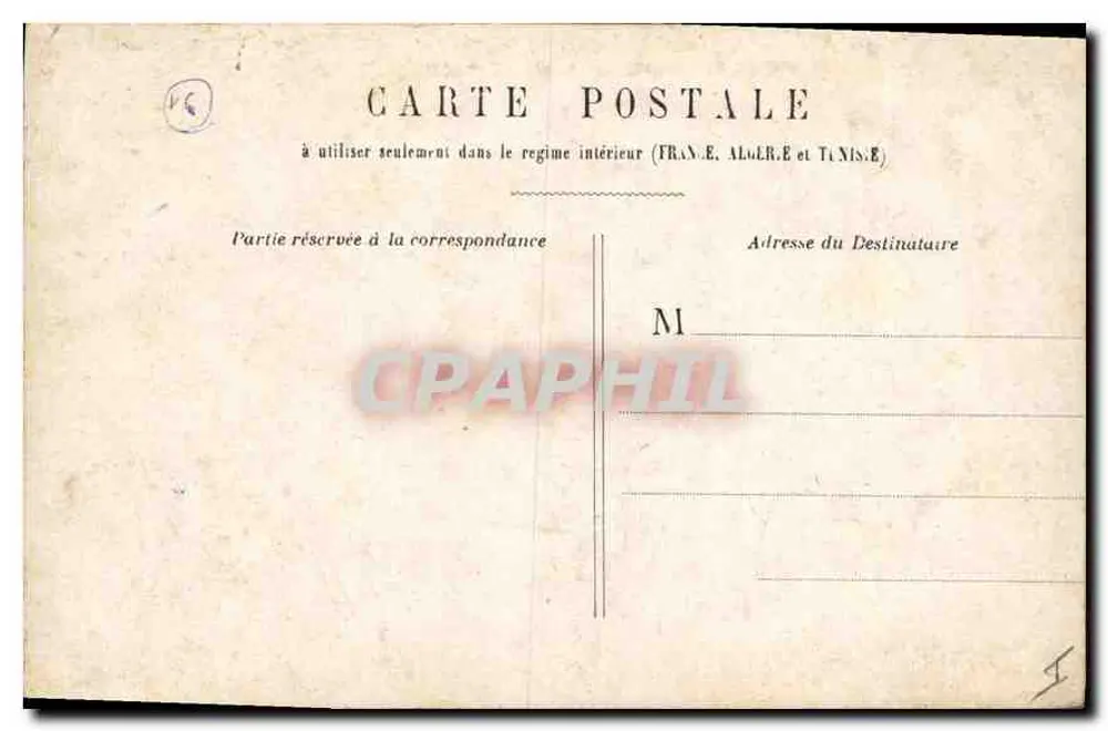 LYON - Prefeitura do Ródano — H. L. 47 — editor H. L. - Verso