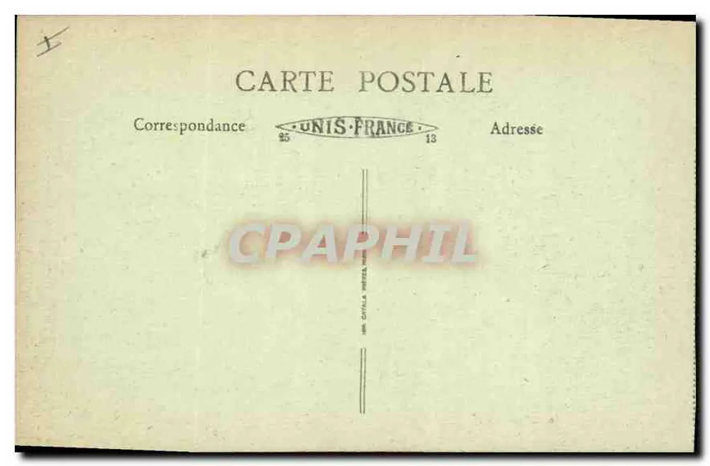 LYON - A Prefeitura — editora 'Unis-France' n°40 - Verso