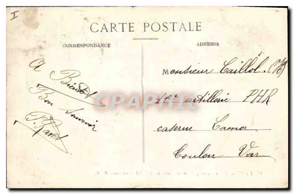 LYON — Place Carnot, Gare de Perrache und Hôtel Terminus — E. R. - Rückseite