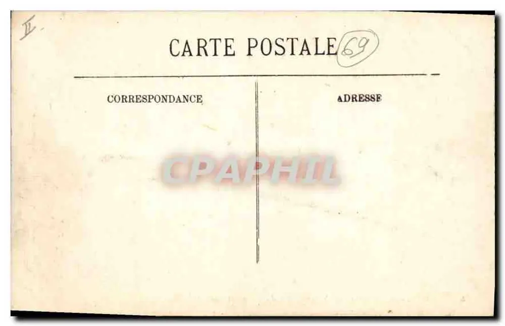 LYON — Place de la République und Rue du Président Carnot — LL. n° 332 - Rückseite