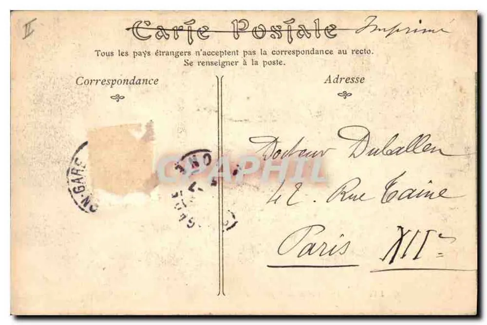 LYON — La Place de la République — ND Piot, n° 252 - Achterkant