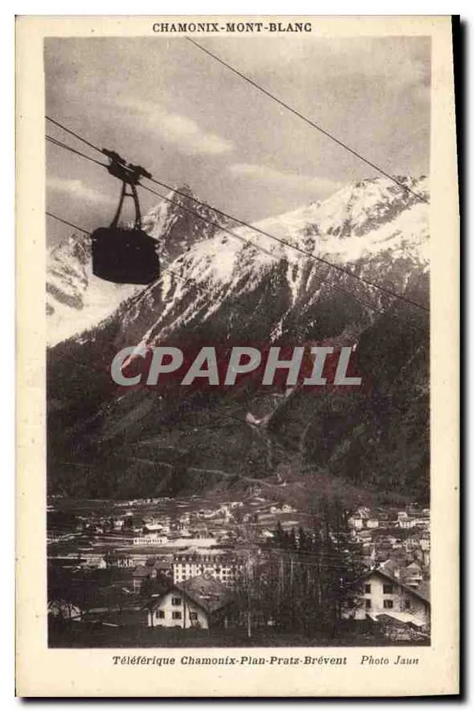 Chamonix-Mont-Blanc — Téléphérique Chamonix-Plan-Pratz-Brévent — Photo Jaun - Frente