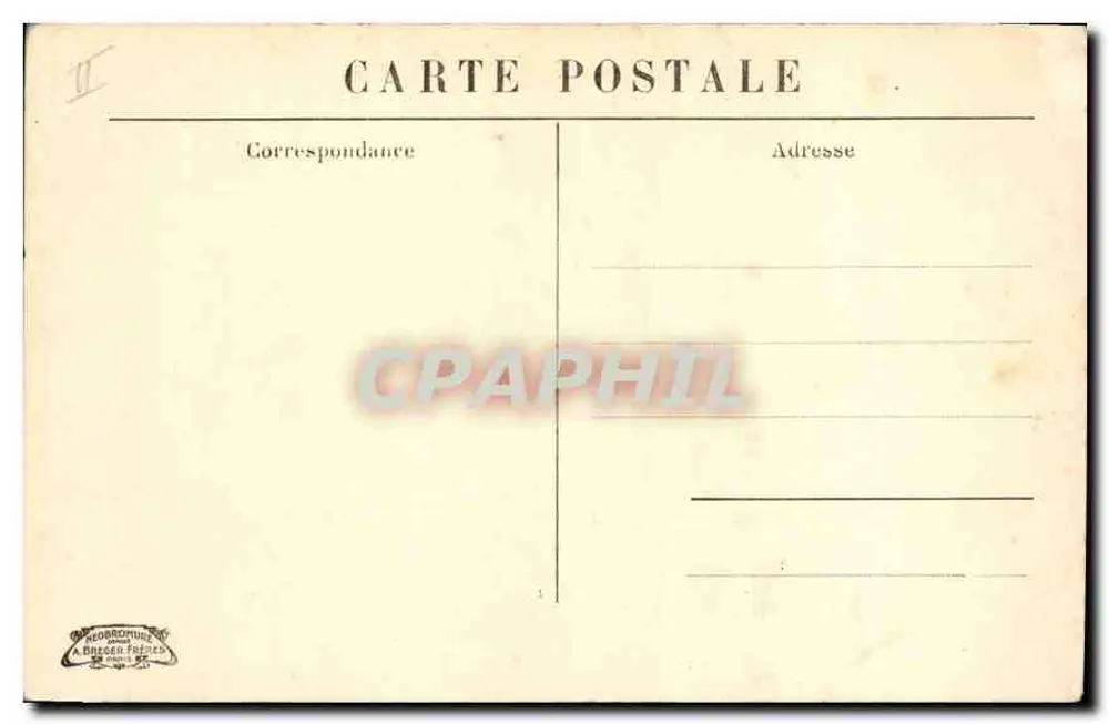 Chamonix und der Mont-Blanc, von der Flégère — éditeur A. Bregen Frères, n°10 - Rückseite