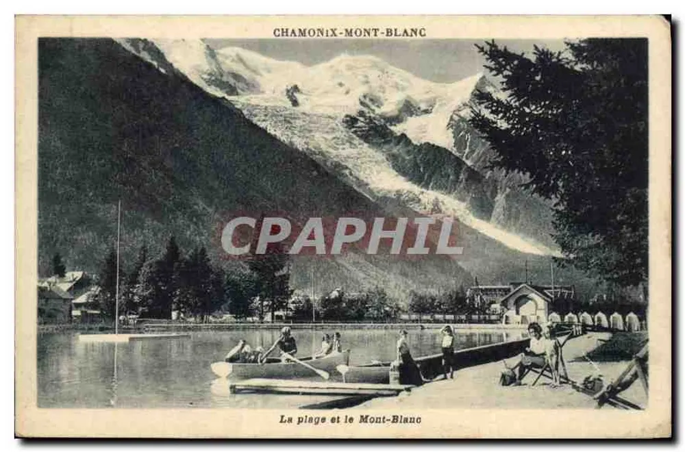 Chamonix-Mont-Blanc — Die Bucht und der Mont-Blanc — G. Tairraz, phot. ed. - Vorderseite