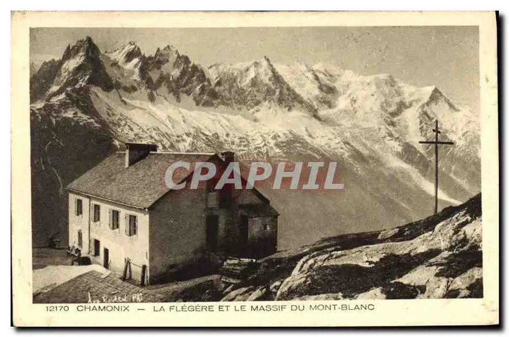 Chamonix — La Flégère und das Massiv des Mont Blanc — BRAUN & Cie, N° 12170 - Vorderseite