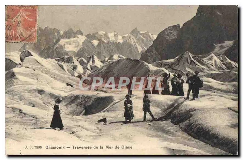 Chamonix — Travessia da Mar de Gelo — J.J. 7803 - Frente