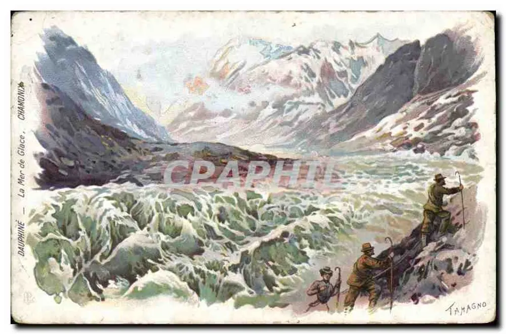 O Mar de Gelo — Dauphiné — Tamagno - Frente