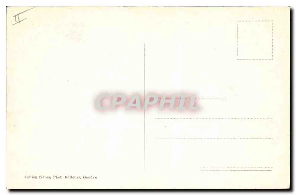 Chamonix e o Monte Branco — vista panorâmica — J. J. 7716 - Verso